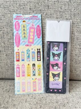Sanrio Kuromi Photo Strip Keychain — Black, Pink, Purple, Yellow